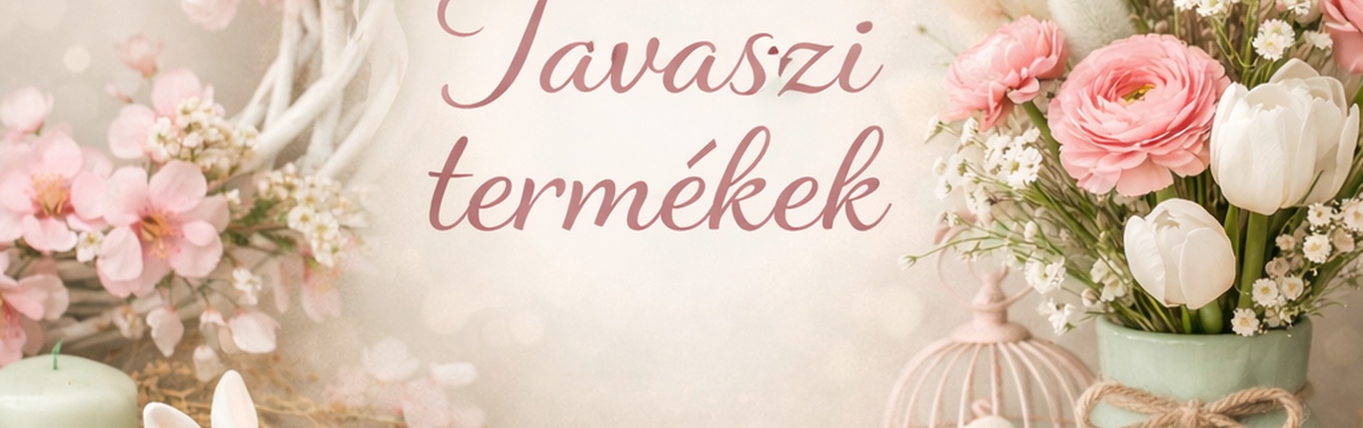 Tavaszi termékek – Szárazvirágok, selyemvirágok és dekorációk | Szárazvilág