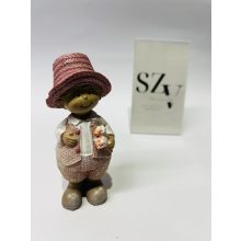 Tavaszi Rózsaszín Ruhás Kisfiú
