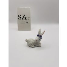 Nyuszi Levendula koszorúval