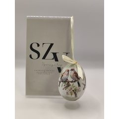 Húsvéti Tójás Akasztós Madár Pár Mintával (6 cm)