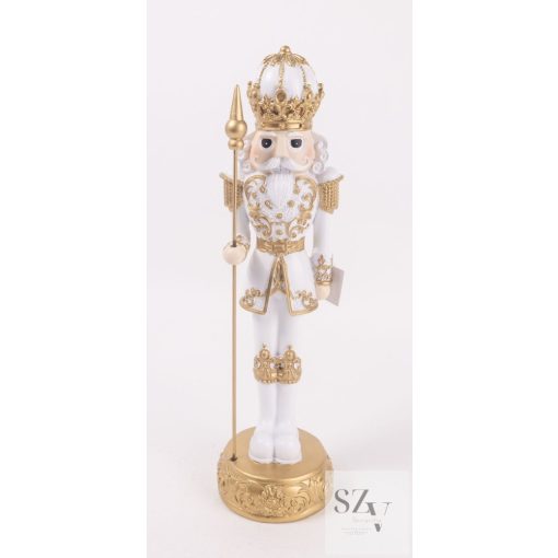 Diótörő Fehér Arany Poly 35cm