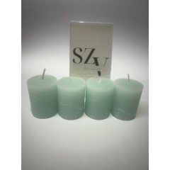 Gyertya Rusztikus Menta Zöld 40*50mm (4db)