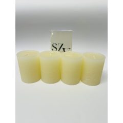 Gyertya Rusztikus Krém 60*80mm (4db)