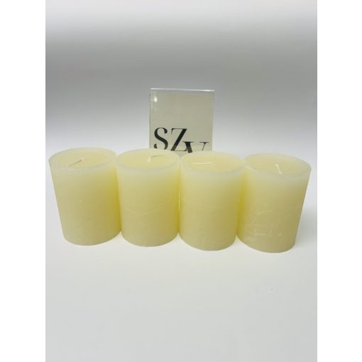 Gyertya Rusztikus Krém 60*80mm (4db)