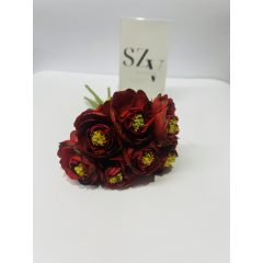 Boglárka Csokor Kötegelt 7 ágas Bordó