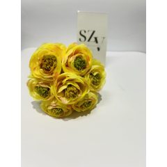 Boglárka Csokor Kötegelt 7 ágas Sárga