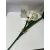 Orchidea Levéllel Fehér
