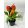 Gumi Tulipán Cserepes Narancs