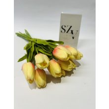 Tulipán csokor Narancs Polifoam 10 szálas