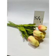 Tulipán csokor Narancs Polifoam 10 szálas