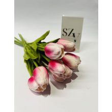 Tulipán csokor Pink-Rózsaszín Polifoam 10 szálas