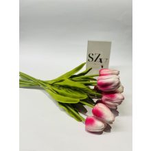 Tulipán csokor Pink-Rózsaszín Polifoam 10 szálas