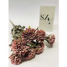 Zöld Csokor Rózsaszin 7 ágú 