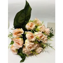 Rózsa csokor bimbós 18 fejes Rózsaszin