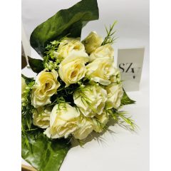 Rózsa csokor bimbós 18 fejes Krém
