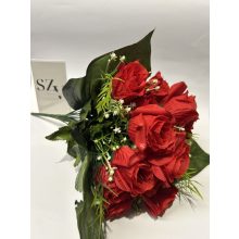 Rózsa csokor bimbós 18 fejes Piros