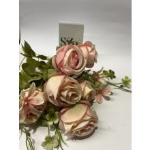 Rózsa csokor 6 ágú Rózsaszin