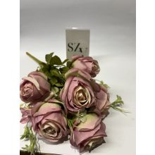Rózsa csokor 6 ágú Sötét Rózsaszin