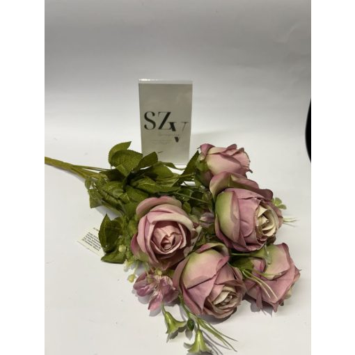 Rózsa csokor 6 ágú Sötét Rózsaszin