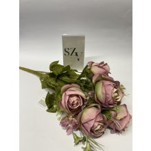 Rózsa csokor 6 ágú Sötét Rózsaszin