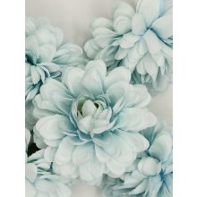 Dália Selyemvirág Fej Világos Kék 8 cm (24 darab)