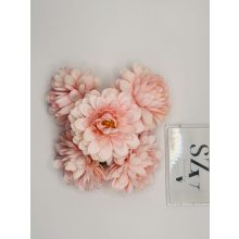 Dália Selyemvirág Fej Rózsaszín 8 cm (24 darab)