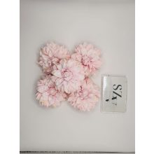 Dália Selyemvirág Fej Hegyes Szirmú Világos Rózsaszín 9 cm (24 darab)