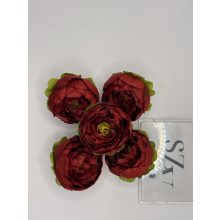 Boglárka Fej Bordó-Piros 6 cm (48 darab)