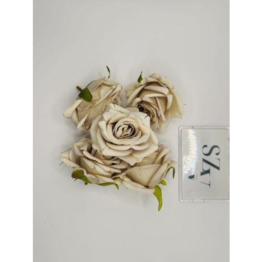 Rózsa Fej Drapp 6 cm (24 db)