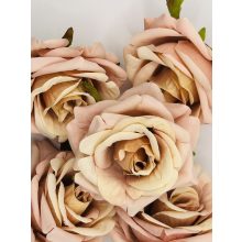 Rózsa Fej Antik Rózsaszín 6 cm (24 db)
