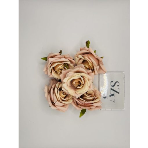 Rózsa Fej Antik Rózsaszín 6 cm (24 db)