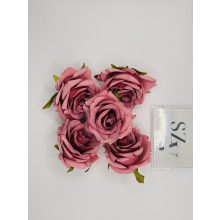 Rózsa Fej Antik Sötét Rózsaszín 6 cm (24 db)