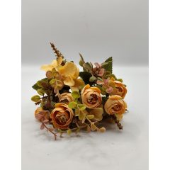 Boglárka csokor Eucalyptusszal Barack