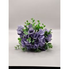 Hortenzia csokor mini eucalytusszal lila