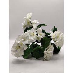 Muskátli csokor 7 ágas fehér