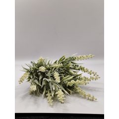 Bogyós csokor 5 ágú hamvas-krém