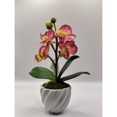 Orchidea kaspós sötét rózsaszín