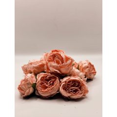 Peonia fej 5,5 cm Rózsaszín  ( 12 darabos)