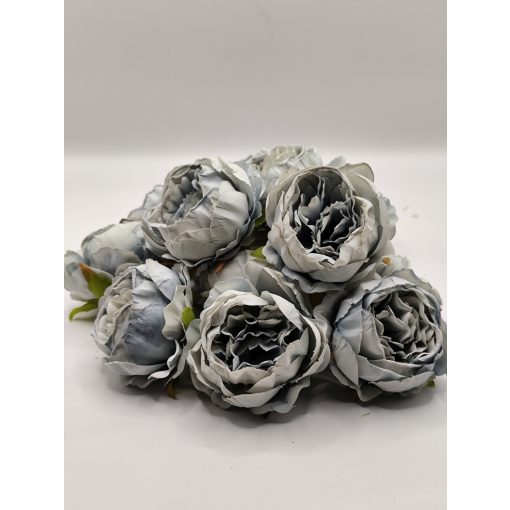 Peonia fej 5,5 cm Világos Kék ( 12 darabos)