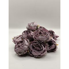 Peonia fej 5,5 cm Lila ( 12 darabos)