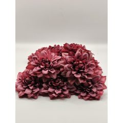 Dália fej sötét Lila 8 cm (12 darabos)